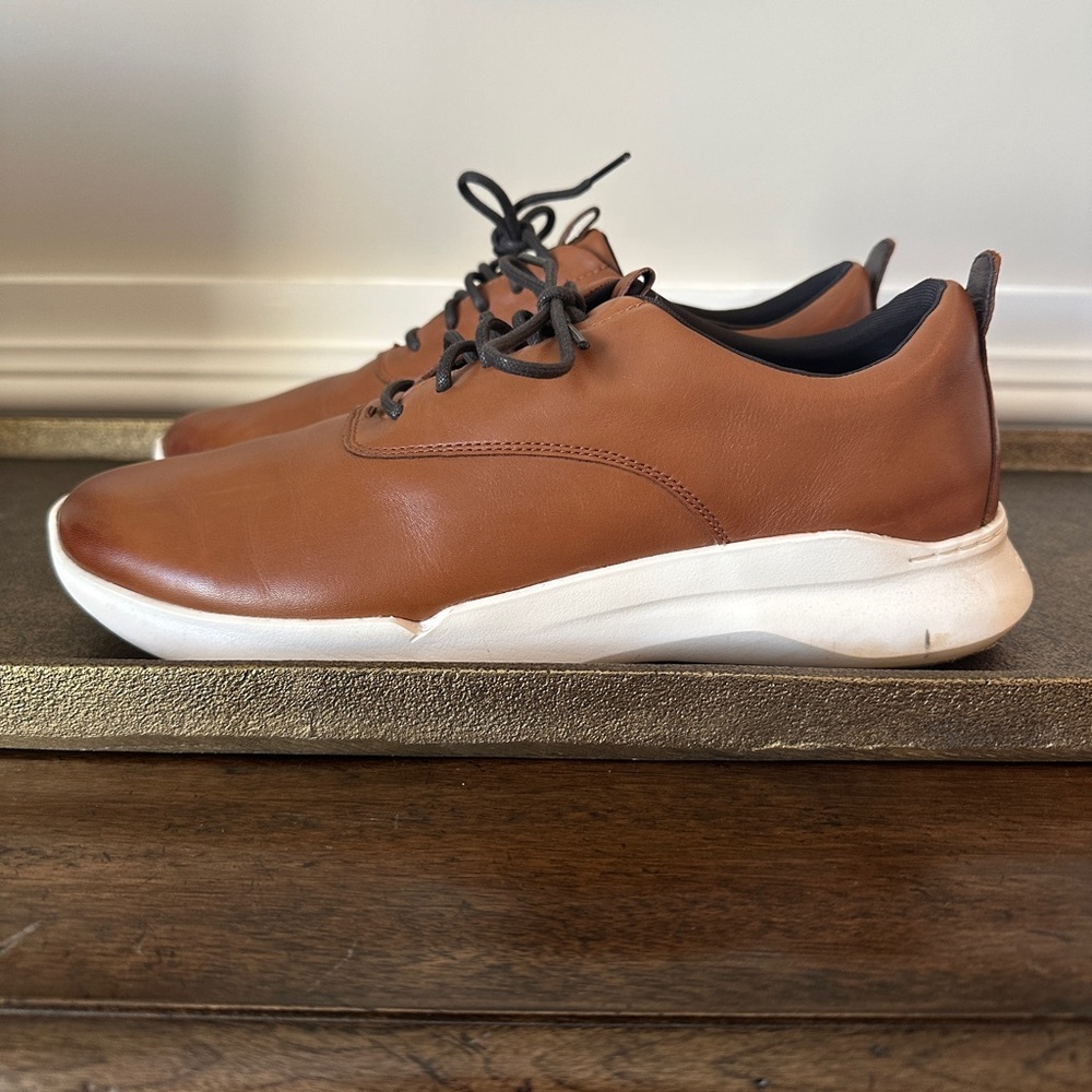 Cole Haan Tan Leather Sneakers